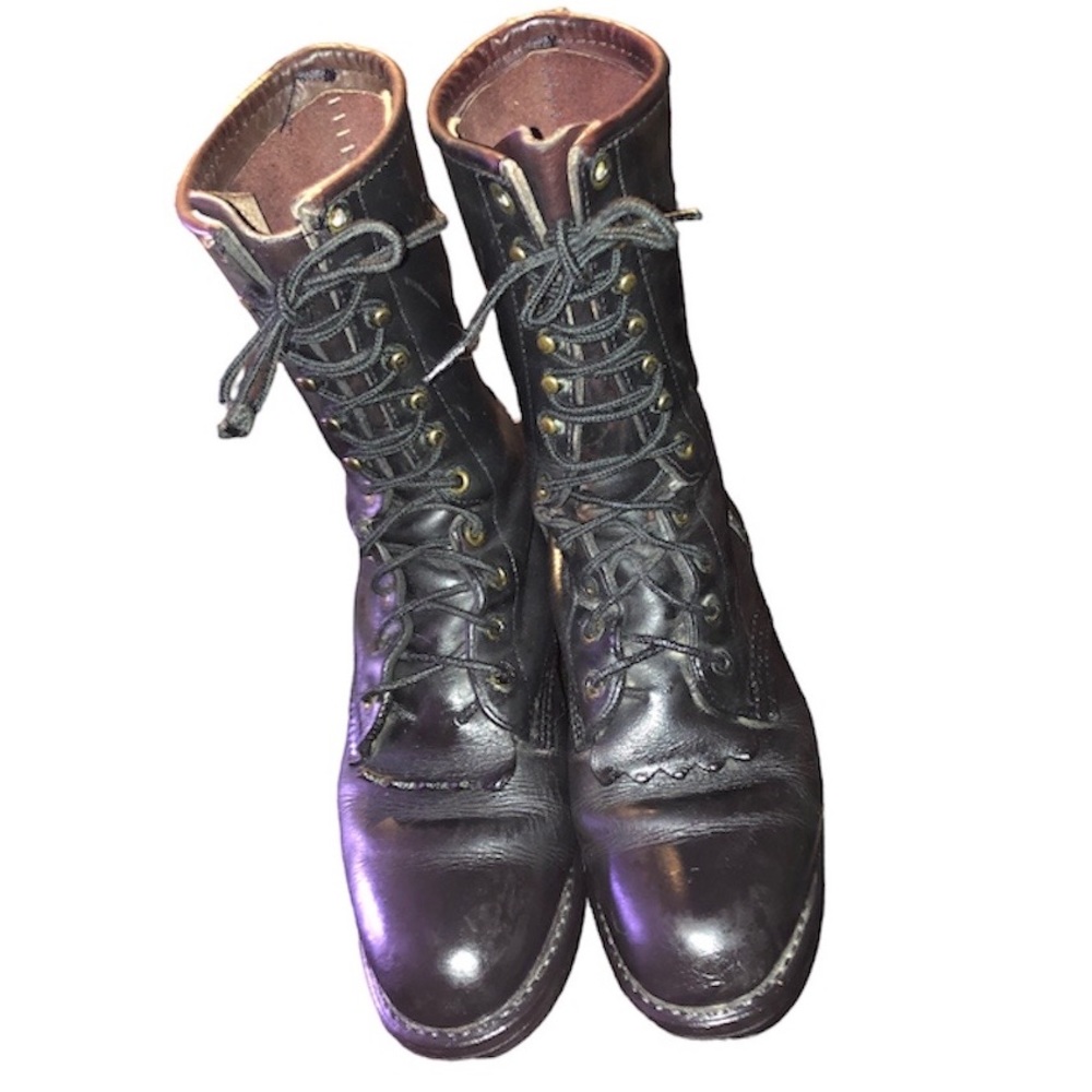 Georgia Boots Logger/Military Style Size 9 Oil&Slip Resistant GUC